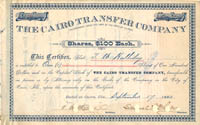 Cairo Transfer Co. - Stock Certificate